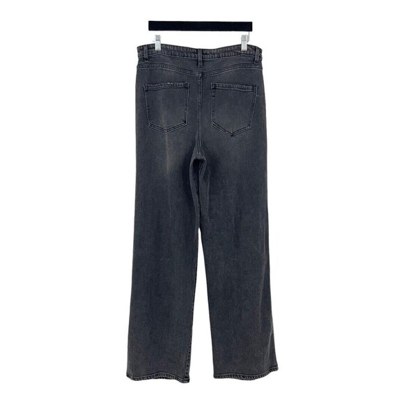 GB Size 13 Black Distressed Straight Leg Mom Jeans New - Picture 3 of 5